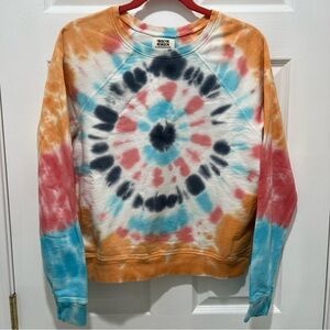 Anthropologie Tie-Dye Crewneck Sweatshirt - Multicolor